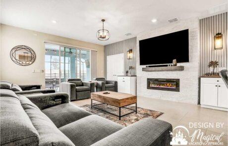 Disney Vacation Home Design Living Room