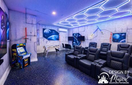 Star Wars vacation home garage