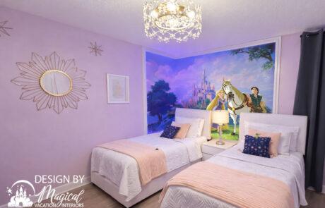moonvalley_rapunzel Whimsical bedroom with Rapunzel theme.